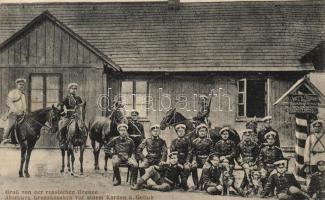 Golub-Dobrzyn, Gollub; Russische Grenze, Grenzkosaken / Russian border, guards