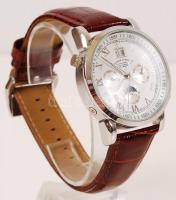 Arthur Lange & Söhne automata karóra, naptárral, holdnaptárral, másodperc mutatóval, bőr szíjjal...