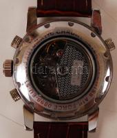 Arthur Lange & Söhne automata karóra, naptárral, holdnaptárral, másodperc mutatóval, bőr szíjjal...