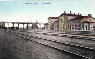 Koluszki, Koljuksy; Bahnhof / railway station