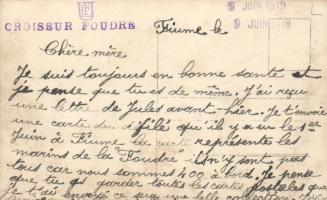 1919 Fiume, bevonulás / entry of Italian troops, photo