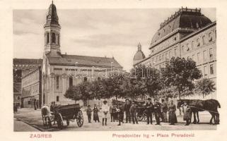 Zagreb, Agram; Preradovicev trg / Preradovic square