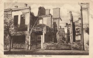 Brest-Litovsk, War damaged buildings