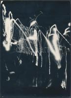 cca 1970 Kóka László: Koncert, feliratozott vintage fotó, 24x18 cm