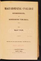 Nagy Iván: Magyarország családai czimerekkel és nemzékrendi táblákkal. I–XII + pótlék-köte...
