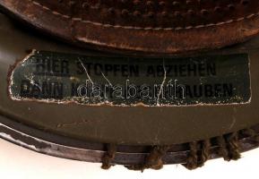 Osztrék katonai sisak álcahálóval / Austrian military helmet with camouflage