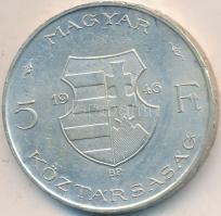 1946. 5Ft Ag "vastag Kossuth" T:2-