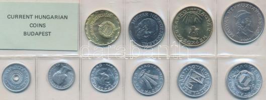 1988. 2f-20Ft 10db klf érmés forgalmi sor fóliatokban T:1