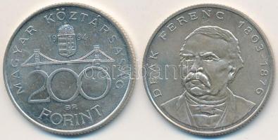 1994. 200Ft Ag "Deák" (2x) T:2 Adamo F13.1