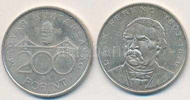 1994. 200Ft Ag "Deák" (2x) T:2 Adamo F13.1