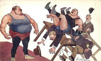 Wrestlers B.K.W.I. 492-2. s: Schönpflug