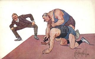 Wrestlers B.K.W.I. 492-6. s: Schönpflug