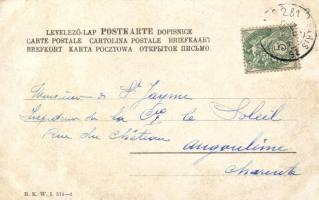 Automobile accident, humour B.K.W.I. 574-4. s: Schönpflug