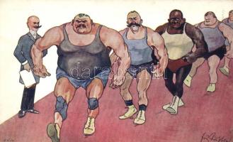 Wrestlers B.K.W.I. 492-1. s: Schönpflug