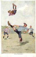 Football match, humour B.K.W.I. 228-1. s: Schönpflug