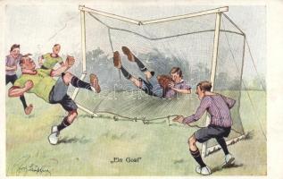 Football match, humour B.K.W.I. 228-3. s: Schönpflug