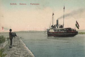 Siófok, Balaton, SS Helka, Taussig A. kiadása