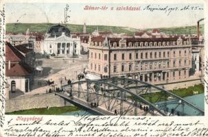 Nagyvárad, Bémer tér, Színház / square, theatre (EB)