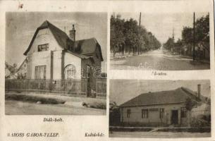 Budapest XXII. Baross Gábor-telep, Diák bolt, Kultúrház, Fő utca (EB)