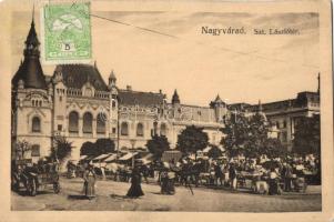 Nagyvárad, Szent László tér, Görög katolikus püspöki palota, Benkő Artúr kiadása / square, bishop's palace