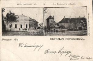 1899 Devecser, Királyi Járásbírósági épület, Gróf Esterházy várkastély (EB)