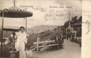 Kolozsvár, Erzsébet sétány / promenade