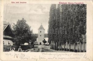 Visonta, Római katolikus templom (kis szakadás / small tear)