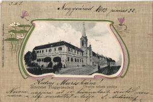 Nagyvárad, Orsolya szűzek zárdája, kiadja Csathó Gábor és társa / cloister, Art Nouveau (Rb)