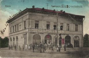 Abony, Takarékpénztár, Vermes Aladár, Müller Mór üzletei (fa)