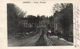 Zboriv, Zborów; Hauptstrasse / main street