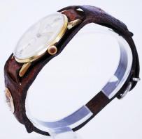 Cornavin Antimagnetic mechanikus férfi karóra bőr szíjjal, iránytűvel, szépen jár /
Cornavin Antimag...