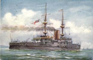 HMS Majestic, Raphael Tuck & Sons, Oilette 9083