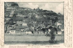 Kolozsvár, Fellegvár, Rákóczi út / castle hill, street (b)