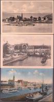 8 db RÉGI hajó motívumú képeslap / 8 old postcards, ships