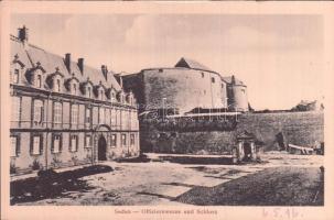 Sedan, Offiziersmesse, Schloss / officers mess, castle (small tear)