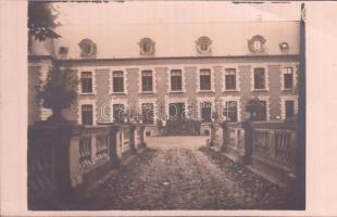 1917 Valenciennes, Château Eth / castle, bridge, German soldiers photo (EB)