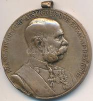 1898. "Jubileumi Emlékérem Fegyveres Erő Számára / Signum memoriae (AVSTR)" Br érem mellszalag nélkül T:2- ph.  Hungary 1898. Commemorative Jubilee Medal for the Armed Forces without ribbon C:VF edge error  NMK 249.
