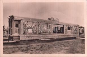 1938 Az országjáró Szent Jobb aranyvonata, Szent István Jubileumi év / Hungarian gold train, Holy right, jubilee So. Stpl