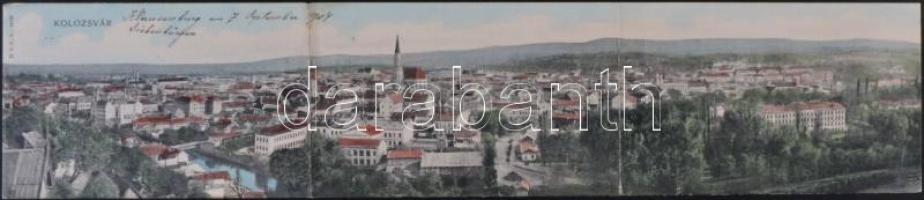 Kolozsvár, panoramacard (r)