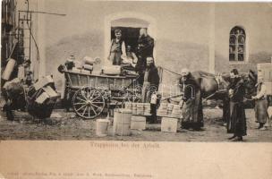 Trappisten bei der Arbeit / Trappists at work, cheese (b)