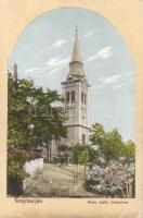 Salgótarján, Római katolikus templom, Laufer Ernő kiadása (EK)