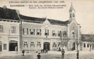 Gyulafehérvár, Római katolikus Irgalmas Nővérek Leányneveldéje, Weisz Bernát kiadása / Roman catholic Girl Institute