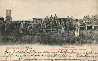 Feldbahn-Bau, K.u.k. Eisenbahn- u. Telegrafen-Regiment, Korneuburg (EK)