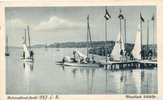 Balatonfüred-fürdő, vitorlások kikötője