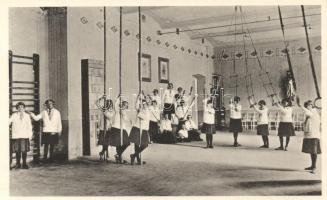 Temesvár, Józsefváros, school, gym interior