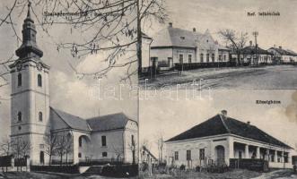 Szalkszentmárton, Református templom és lelkészlak, községháza (fl)