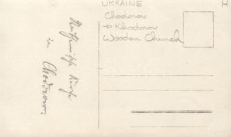 Khodoriv, Chodorów; Wooden church, photo