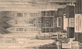 Kassa, Erzsébet székesegyház, szószék, belső / cathedral, pulpit, interior