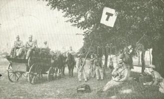 K.u.K. Telegraphenregiment, Feldtelegraphenstation / Telegraph Regiment, Field telegraph station (wet corner)