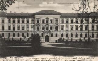 Kolozsvár, Felsőbb leányiskola, Schuster Emil kiadása / girl school (b)